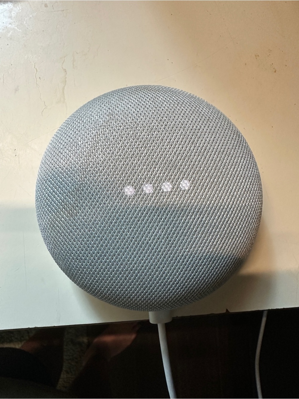 Google Home Nest Mini 1st Generation Speaker Model H0A W/Original Power Adapter